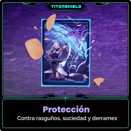 Vista 7 de TitanShield - Fundas Premium para Cartas Compatibles con Pokémon, One Piece, Lorcana, Flesh & Blood y Magic The Gathering MTG