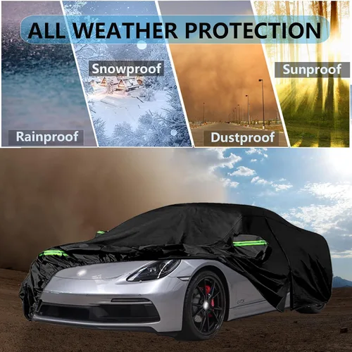Vista 7 de Cubierta impermeable para coche personalizada para Porsche 718 (986/987/981) Cayman/Boxster/Spyder (1996-2024), cubierta de ajuste personalizado