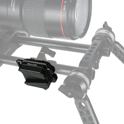 Vista 2 de NICEYRIG Placa base de liberación rápida con kit de ensamblaje V-Lock, para Arca estándar multiusos placa base de cámara aplicable para batería