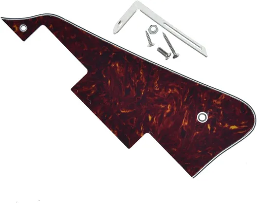 Vista 62 de Dopro Golpeador de guitarra LP con perla de abalone y soporte negro para Epi Les Paul