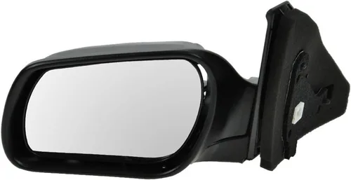 Vista 30 de TRQ Espejo plegable con calefacción eléctrica del lado del conductor con indicador de punto ciego pintura a juego negro liso compatible con Kia