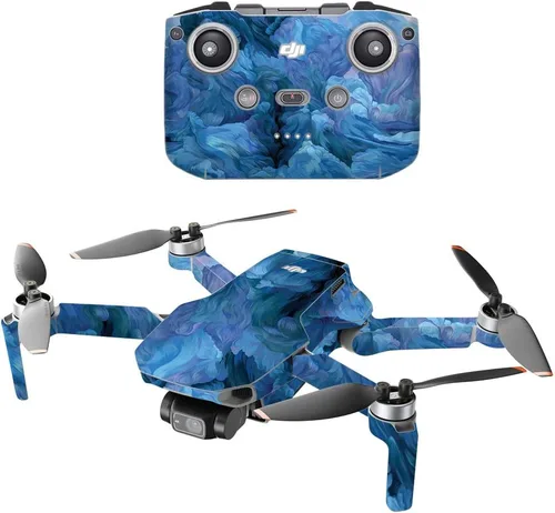 Vista 17 de MightySkins - Compatible con DJI Mini 2 Dron portátil - Angry Ripple Funda protectora de vinilo duradera y única Fácil de aplicar, quitar