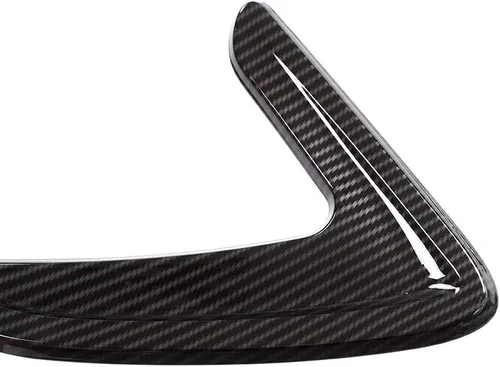 Vista 6 de YIWANG Estilo de fibra de carbono ABS Shark Gills Side Fender Vent Mesh Decoración 3D Pegatinas 2 unids para BMW F30 F35 316I 320I 328I 330I 335I