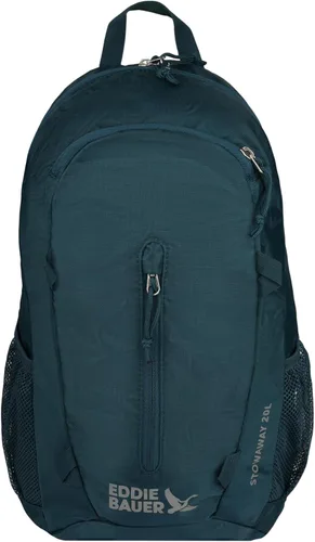 Vista 20 de Eddie Bauer Stowaway Mochila Empacable Viaje Exterior Ligera Plegable Duradera Poliéster Ripstop 30L - Cereza Negra