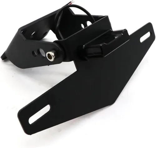 Vista 2 de AL-mart - Eliminador de guardabarros de motocicleta con luz LED ajustable, soporte de montaje para placa de matrícula, compatible con KTM 390 Duke