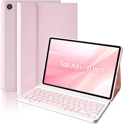 Vista 15 de MMK Funda para Galaxy Tab A11 con teclado (11 pulgadas 2025, SM-X230, SM-X236B), compatible con Galaxy Tab A9 Plus funda con teclado