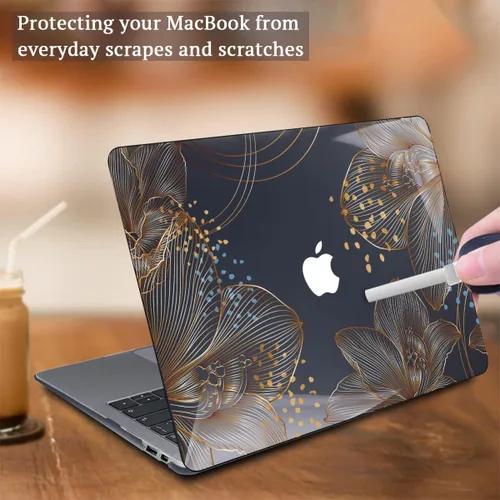 Vista 7 de CISSOOK Compatible con modelos de fundas para MacBook Air de 13 pulgadas: A1369 y A1466, versión anterior 2010-2017, carcasa rígida de plástico