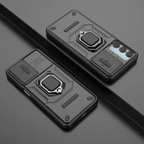 Vista 5 de Funda de teléfono móvil para Xiaomi Redmi A3/Xiaomi Poco C61 Soporte de coche Soporte Ventana corredera Cubierta protectora a prueba de golpes