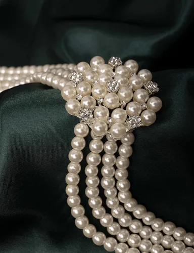 Vista 3 de Zivyes Audrey Hepburn Holly Golightly Breakfast at Tiffanys Costume Accessory Necklace Gloves Holder