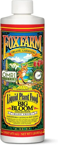 Vista 8 de FoxFarm - Alimento para plantas Big Bloom, concentrado de fertilizante líquido para flores, frutas y verduras, fertilizante vegetal multiusos
