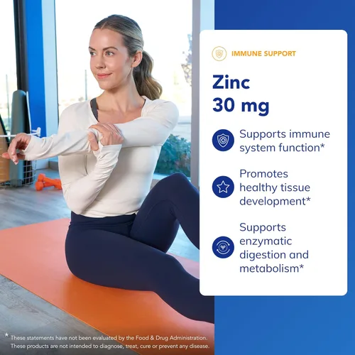 Vista 3 de Pure Encapsulations - Zinc 30 mg. Suplemento de picolinato de zinc para el apoyo del sistema inmunológico, crecimiento y desarrollo, curación