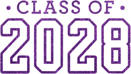 Vista 25 de Calcomanía para planchar de clase 2028, parche de camiseta de clase superior, transferencia de calor, calcomanía gráfica de camiseta HTV para negro