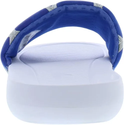 Vista 4 de Nike Victori One Slides para hombre, AzulBlanco