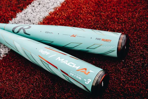 Vista 5 de Rawlings Bate de béisbol MACH AI BBCOR -3 caída barril de 2 5/8 pulgadas 1 pieza híbrida