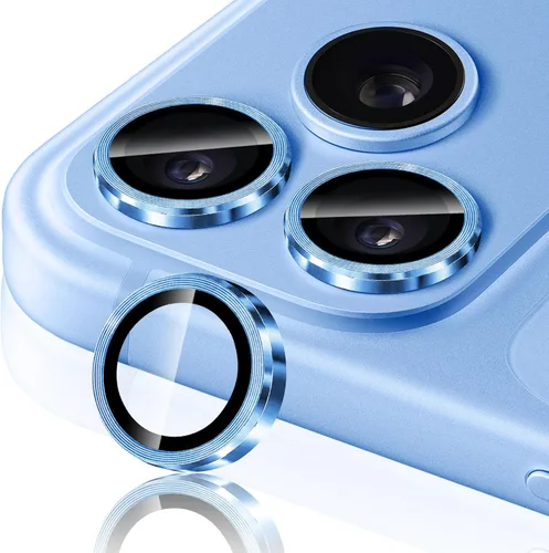 Vista 126 de Compatible con iPhone 13 Pro para iPhone 13 Pro Max, protector de lente de cámara antiarañazos, vidrio templado 9H, protector de cámara de metal a