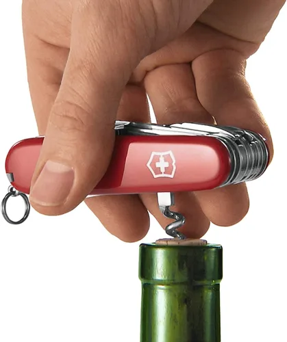 Vista 7 de Victorinox Hércules, cuchillo suizo rojo del ejército