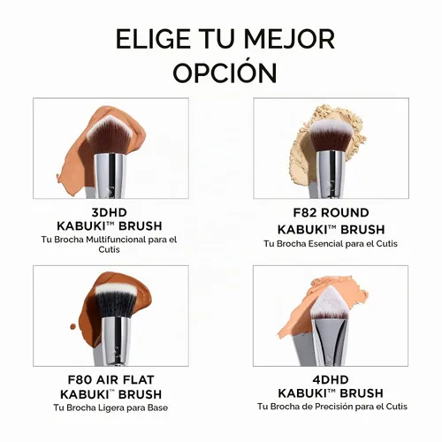 Vista 7 de Sigma Beauty Cepillo Kabuki 3DHD®, cepillo denso Kabuki para base líquida