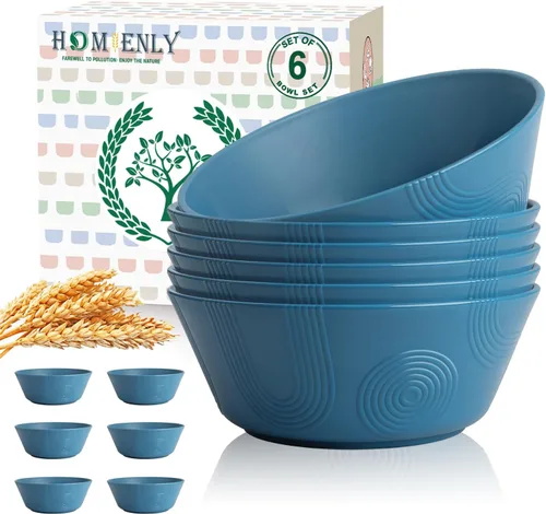 Vista 15 de Homienly Juego de 6 tazas de paja de trigo, tazas de salsa irrompibles de 4.5 onzas y tazas de salsa, tazas de condimento para tazas de charcutería