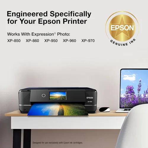 Vista 3 de Epson 277 Claria Photo HD Ink Cartucho negro fotográfico de capacidad estándar (T277120-S) funciona con Expression Photo XP-850, XP-860, XP-950