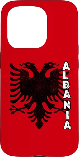 Vista 14 de iPhone 16 Albanian Flag Of Albania Double Eagle Flamuri Shqiperia Case