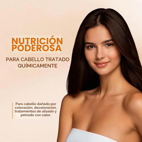 Vista 3 de Champú y acondicionador de queratina Pack de 2. Nutrición, Suavidad y Brillo sin Sulfatos. Sin sal ni parabenos.