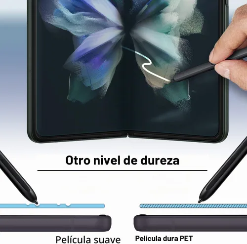 Vista 4 de DOME GLASS Whitestone GEN Film Protector de pantalla para Samsung Galaxy Z Fold 3 (2021) Protector de pantalla de película PET transparente HD