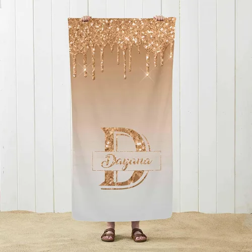 Vista 36 de MyPupSocks Toalla de playa personalizada – Toalla de piscina personalizada de piñas – Morado Personaliza con tu nombre