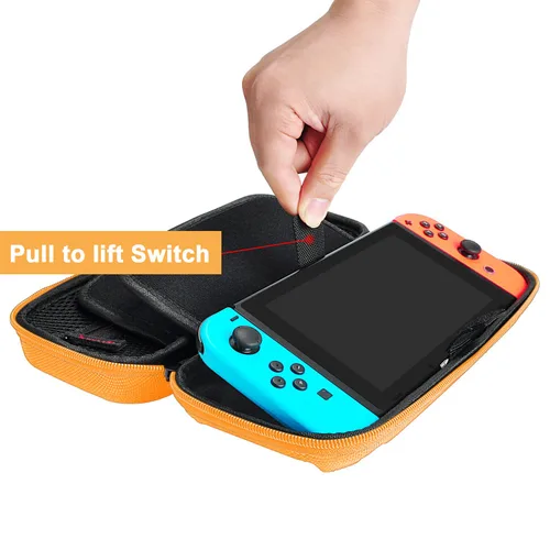 Vista 51 de daydayup Switch Carrying Case Compatible with Nintendo Switch 2, with 24 Games Cartridges Protective Hard Shell Travel Carrying Case Pouch for
