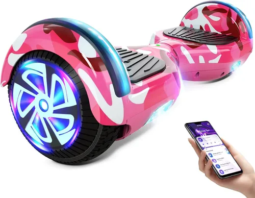 Vista 14 de CBD Hoverboard, Bluetooth 6.5" All-Terrain Off-Road Scooter with LED Lights Negro