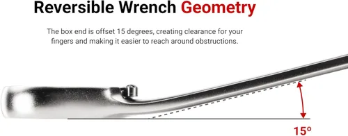 Vista 2 de TEKTON Llave combinada de trinquete reversible de 1 pulgada de 12 puntos WRC23325