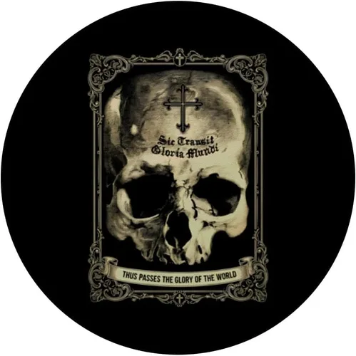 Vista 3 de Skull Sic Transit Gloria Mundi Latin Transience Christian PopSockets Adhesive PopGrip
