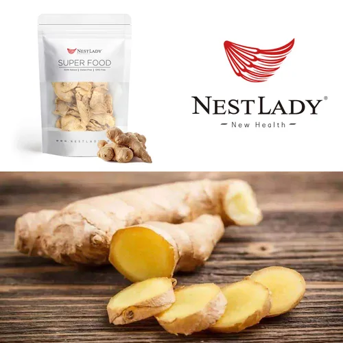 Vista 2 de NESTLADY Wild Ginger Slices Té de hierbas nutritivo natural 45 g / 1.59 oz