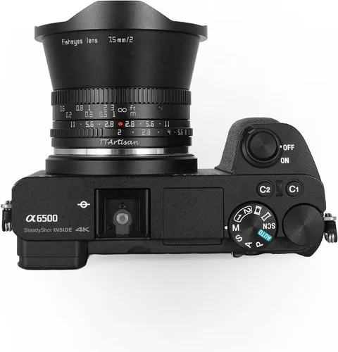Vista 8 de TT Artisan F2.0 APS-C - Lente de ojo de pez (0.3 in F2.0 APS-C, montura E, lente ultra gran angular negra con ángulo de visión de 180 grados)
