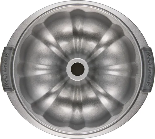 Vista 10 de Anolon Molde estriado antiadherente avanzado para hornear, 9.5 pulgadas, gris, acero al carbono