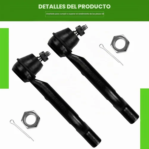 Vista 7 de SCITOO 8 barras de suspensión delanteras oscilantes – brazo de control inferior izquierdo y derecho delantero y rótula – barras de amarre