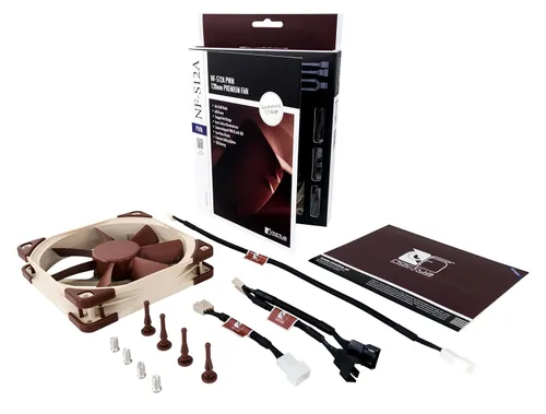 Vista 3 de Noctua NF-S12A PWM Ventilador silencioso de alto rendimiento 4.724 in