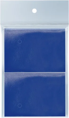 Vista 2 de Ultra PRO - Protector de cubierta de fundas de tarjetas estándar azul PRO-Gloss de 200 unidades, protege y almacena tarjetas coleccionables