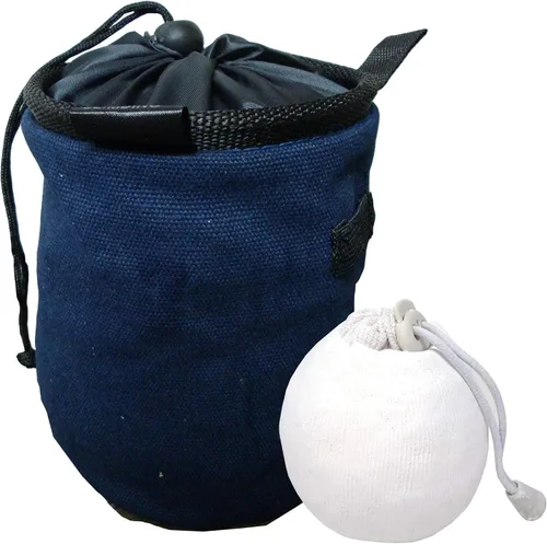 Vista 4 de Z Athletic Combo de tiza y bolsa para gimnasia, escalada y levantamiento de pesas (recargable, varios colores)