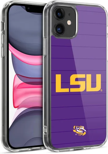 Vista 34 de Head Case Designs Funda de gel suave con licencia oficial de la Universidad Estatal de Louisiana LSU Camou compatible con Apple iPhone 7 Plus/iPhone