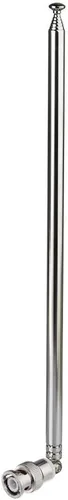 Vista 7 de Bingfu Antena de Escáner de Radio de Policía 20-1300MHz 7 Secciones Telescópica BNC Antena Masculina Radio Jamón Radio Mano CB Antena para Uniden