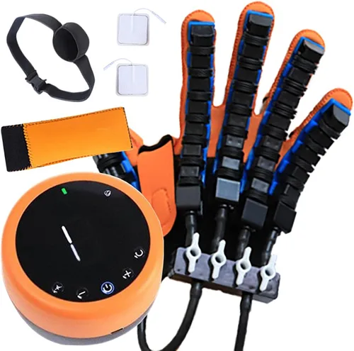 Vista 10 de Guantes de robot de rehabilitación, dispositivo de recuperación de mano de golpe, equipo de terapia de accidente cerebrovascular para adultos, 5