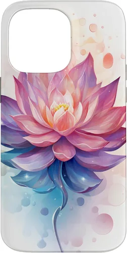 Vista 21 de Funda con ilustración de flor de loto para iPhone 17