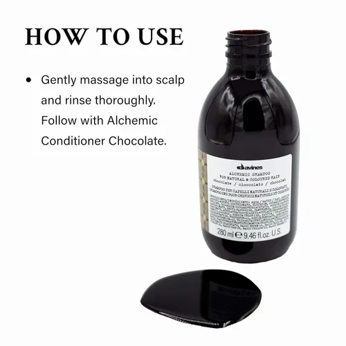 Vista 4 de Davines Champú alquimico, limpieza segura para cabello teñido, 6 tonos vibrantes para iluminar e intensificar