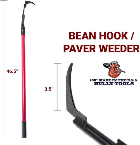 Vista 6 de Bully Tools - Gancho Bean 92395 calibre 7, 3 pulgadas/Cardadora para pavimento con cuchilla de doble cara.