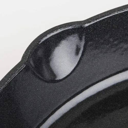 Vista 6 de Sartén de Hierro Fundido Viking, Sartén para Freír Esmaltada de 10 Pulgadas, Utensilios de Cocina, Carbón