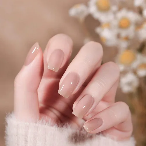Vista 4 de Tiras de esmalte de uñas, color sólido, 24 hojas de calcomanías adhesivas de esmalte de uñas, envolturas completas de uñas de gel para mujeres