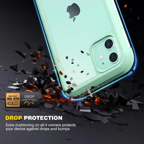Vista 643 de DIACLARA - Funda transparente compatible con iPhone XR 6.1 pulgadas 2018