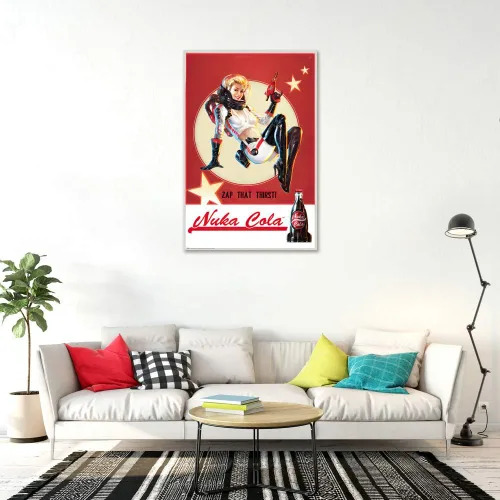 Vista 3 de Fallout 4 - Póster de juegos (Nuka Cola Girl) (tamaño: 24 x 36 pulgadas)