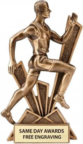 Vista 12 de Checkmate Sports Trophy Award – Custom Engraved Resin Trophy with Bold Design – Recognition Award for Competitions Teams Schools Leagues and Events