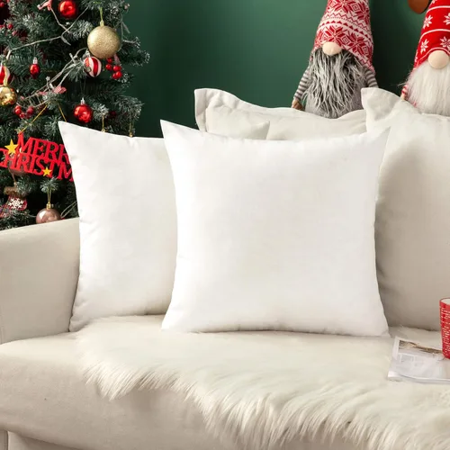 Vista 65 de MIULEE Paquete de 2 fundas decorativas para almohadas de exterior, sólidas, impermeables, de lino sintético, estilo granja de jardín, fundas de Óxido